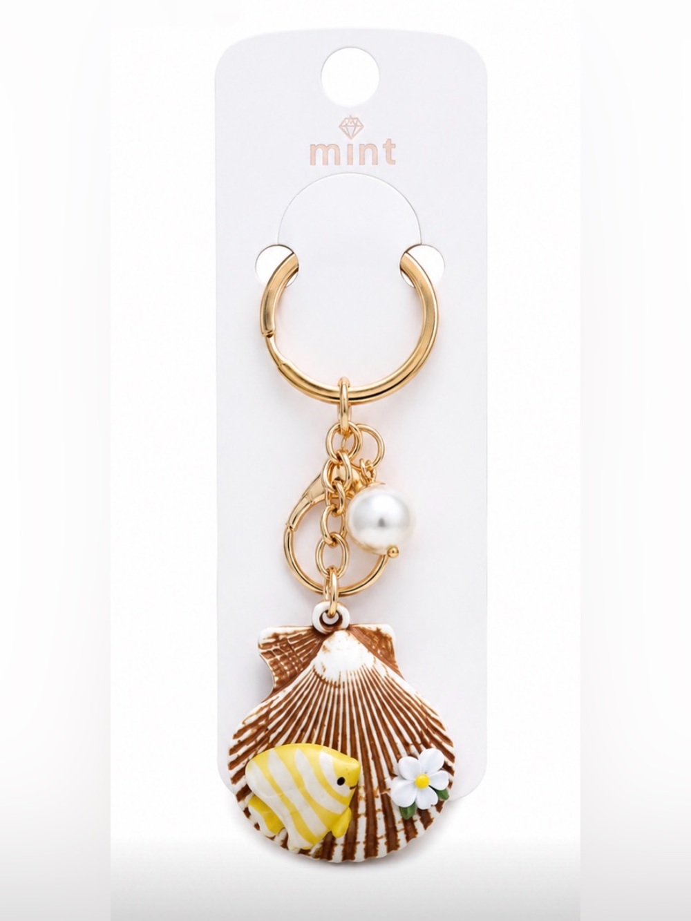 Mint Collection Beach Theme Keychain / Bag Charm